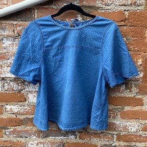 J Crew Denim Top XS